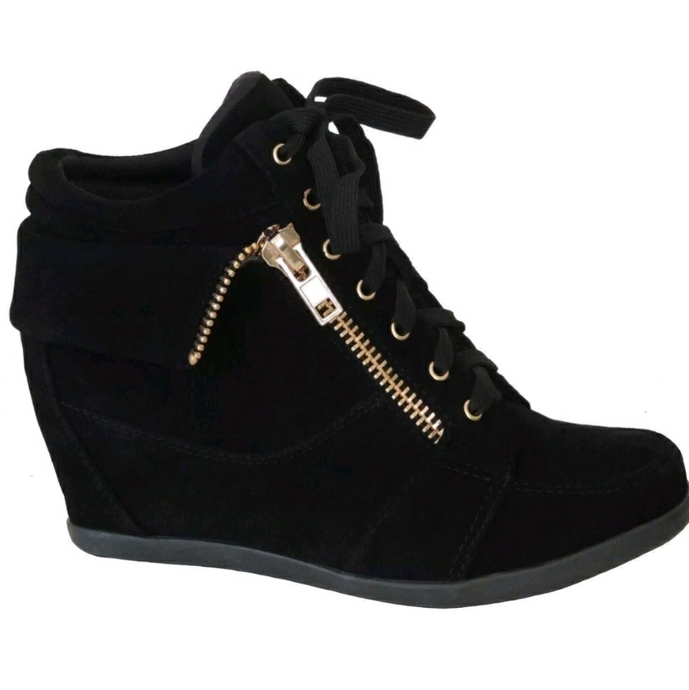 Hidden wedge fashion sneakers